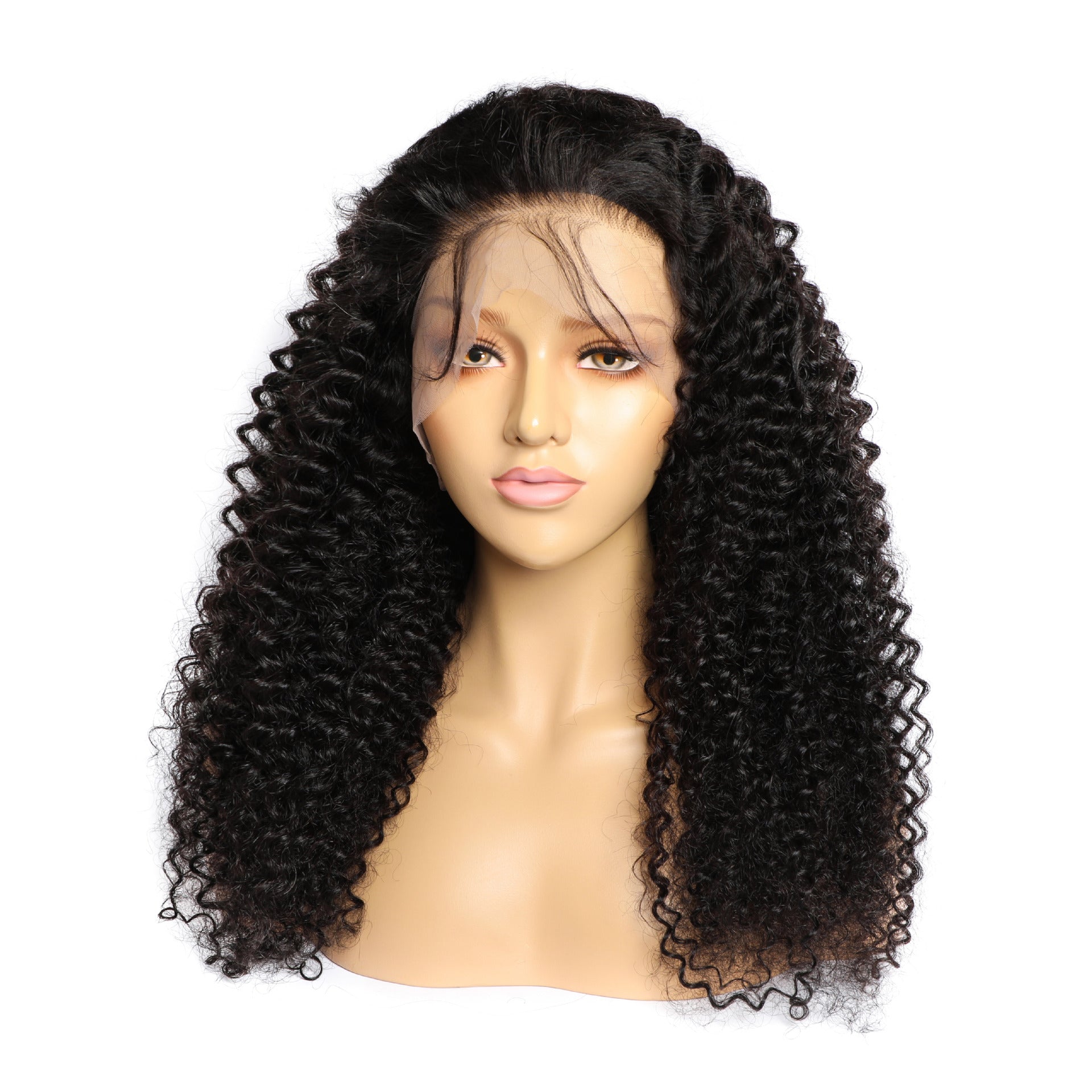 Curly Lace Human Hair Wig – Defined Curls & Natural Bounce
