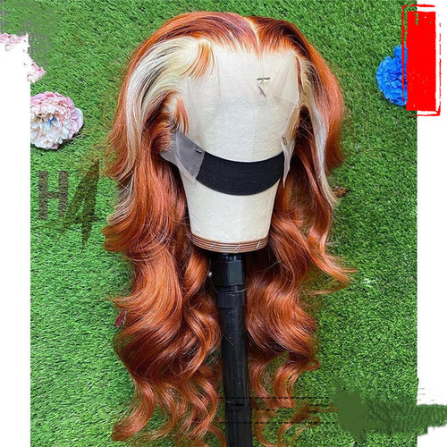 30 Inch Ginger Blonde Body Wave HD Lace Front Wig – 613 Color (Premium Volume)