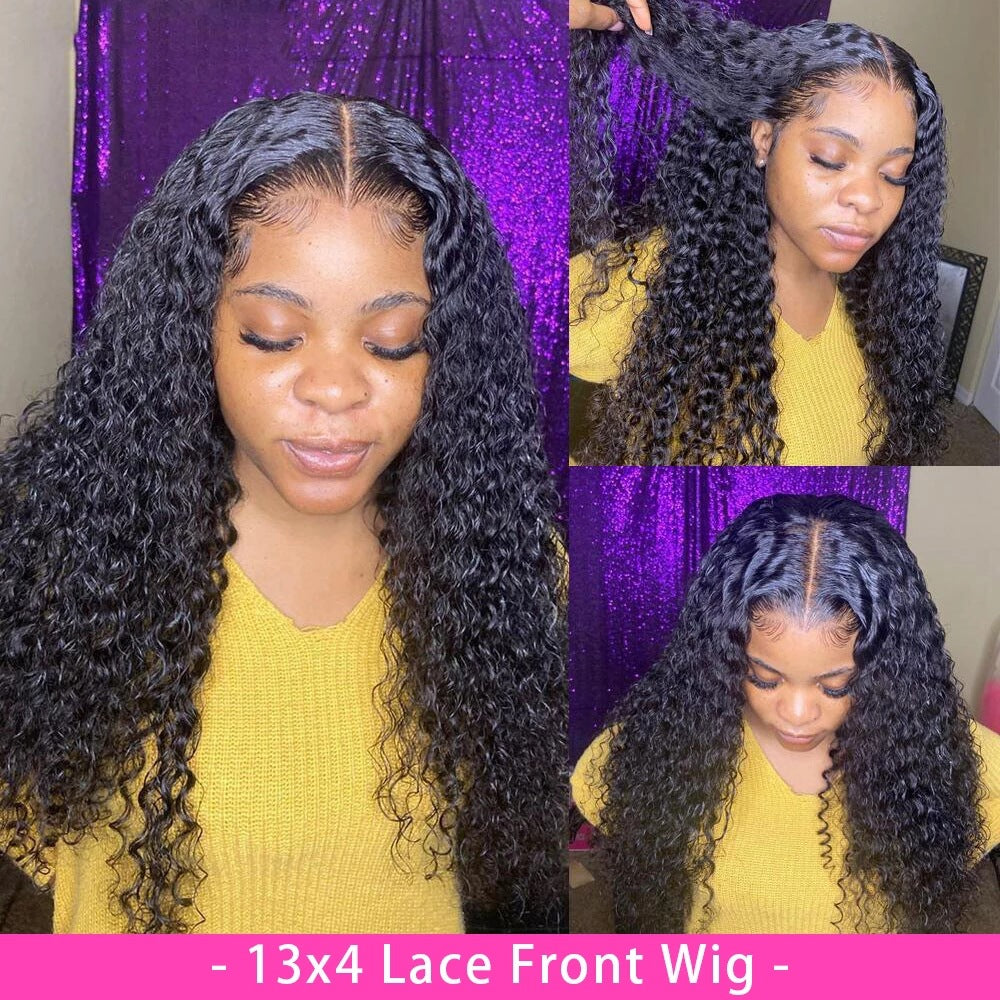 Curly Lace Human Hair Wig – Defined Curls & Natural Bounce
