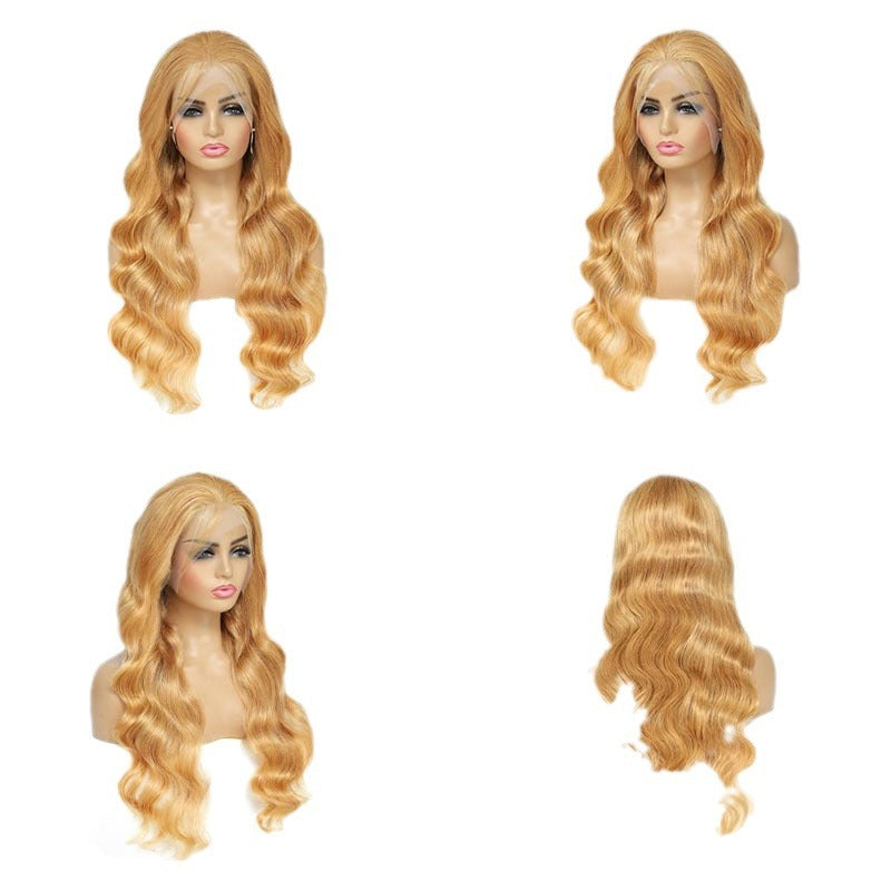 13x4 Front Lace All Real Human Hair Wig – Seamless & Versatile