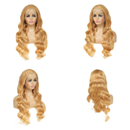 13x4 Front Lace All Real Human Hair Wig – Seamless & Versatile